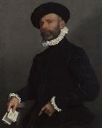 Portrait of a Man holding a Letter, Giovanni Battista Moroni
